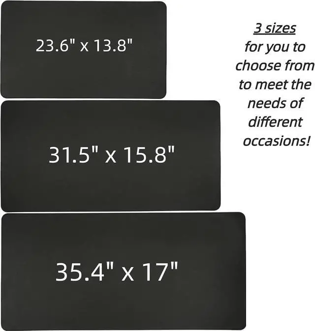 Alt view image 2 of 7 - Desk Pad Mat Dual-Sided Natural Cork and PU Leather Non-Slip Water-Resistant Desk Matt for Desktop
