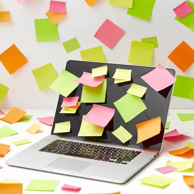 Alt view image 6 of 7 - Iconikal 75 Sheets Mini Sticky Notes 28 Pack 2 x 1.5 ES 4 Colors