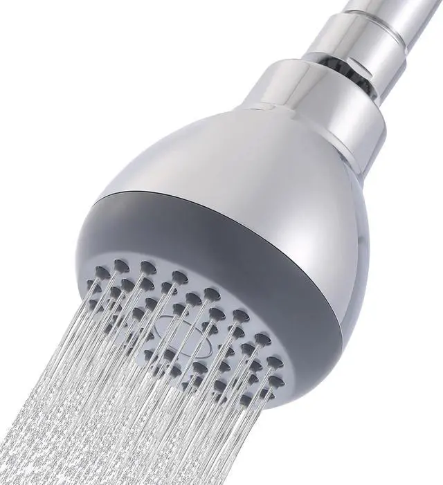 Main image of 3" High Pressure Shower Head, Powerful Pressure Boosting Rain Showerhead, with Adjustable Swivel Brass Ball Joint for Relaxing and Comfortable Shower Experience (Chrome)