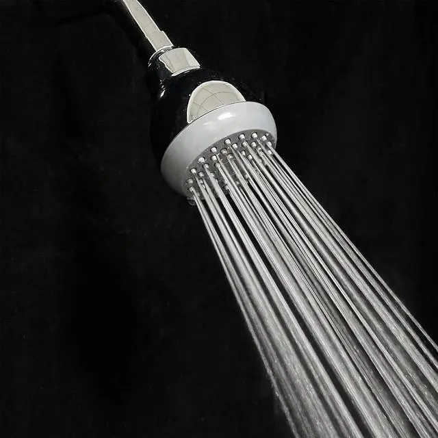 Alt view image 6 of 7 - 3" High Pressure Shower Head, Powerful Pressure Boosting Rain Showerhead, with Adjustable Swivel Brass Ball Joint for Relaxing and Comfortable Shower Experience (Chrome)
