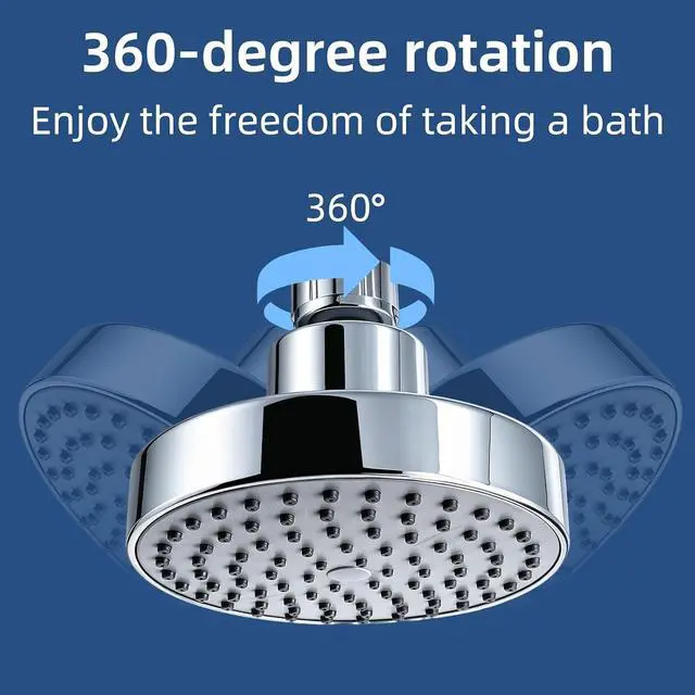 Alt view image 4 of 5 - High Pressure Shower Heads4inch Rain Showerheads