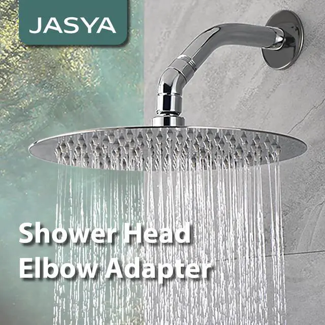 Alt view image 4 of 7 - 135 Degree Elbow Shower Head Adapter All Metal Handheld Shower Head Elbow Adapter Shower Arm Angle Adapter Shower Arm Extension 45° Showeradapter For Shower Heads Extension Pipe (135°, Chrome)