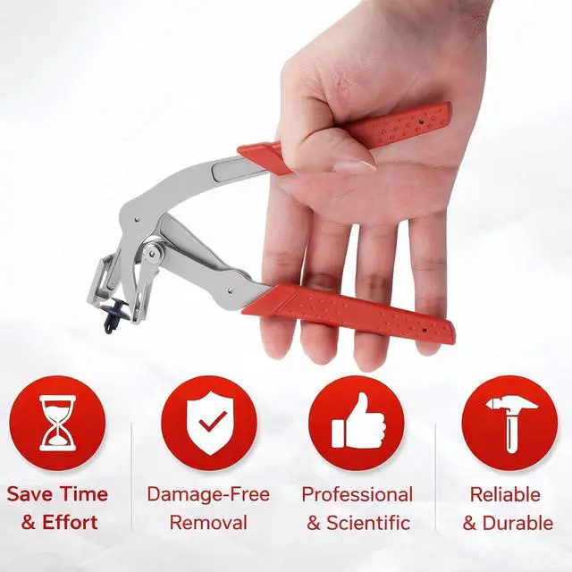 Alt view image 3 of 7 - Car Clip Pliers & Panel Clip Removal Pliers, Spring-Loaded Fastener Rivet Remover for Auto Door Panels, Interior & Exterior Trim, Mechanic, Damage-Free Disassembly(1 pcs)