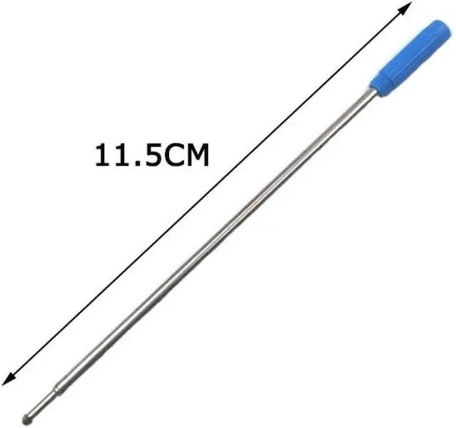 Alt view image 2 of 7 - 3 Pcs Wholesale Ballpoint Metal Pen Refill 1.0mm Length 11.6cm and Short Steel Blue Replacement V8B4 Re Pen Refill Black Ink, Ink Pen Refills Pens and Refills Writing for Correction Supplies