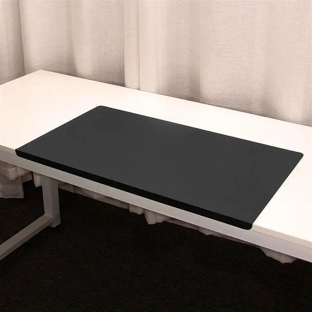 Main image of Lifup Non-Slip Desk Pad Protector, Self Adhesive Writing Mat with Full Grip Fixation Lip, Waterproof PU Leather Large Mouse Pad for Home Office Gaming Black 15.7" x 11.8"