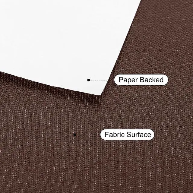 Alt view image 3 of 6 - PATIKIL Book Binding Cloth, 51 x 11 Inches Book Cloth for Binding Repairing Fabric Surface Paper Backed Bookbinding Supplies, Dark Brown