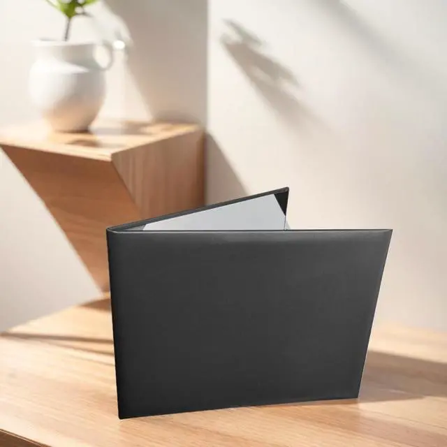 Alt view image 5 of 6 - Happy Secret Book-Style Diploma Cover 8.5" x 11", Smooth Leather Certificate Holder for Diplomas and Certificates