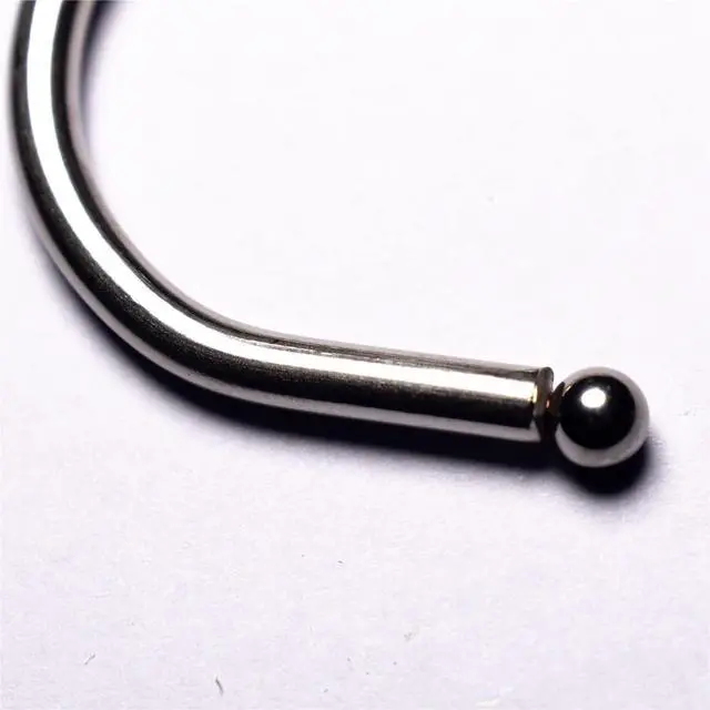 Alt view image 3 of 7 - S Hooks Hanging Metal Hook (12 Pack) Stainless Steel Large 6 Inch with Round Stopper Non Slip for Closet Clothes Plants Cups Towels Tools Ornament (Silver)