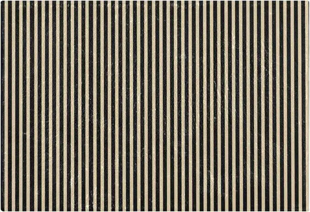 Main image of Bath Mat, Soft Absorbent Non Slip Bathroom Rugs, Beige Black Stripes Bath Mats for Bathroom, Toilet, Shower Floor 20 X 24 in