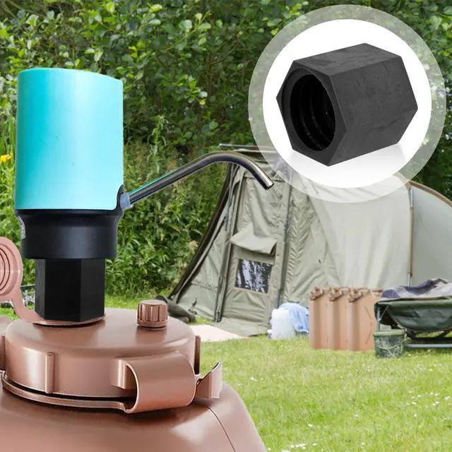 Alt view image 5 of 7 - Water Pump Adapter Compatible with Scepter 5 Gallon Water Containers, Water Jug Adapter Faucet-to-Pump Connector for Easy Water Transfer Accessories for Camping Emergency Outdoor Use
