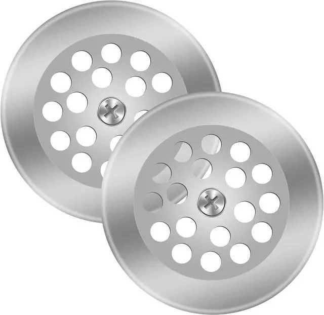 Main image of PP826-64 Bathtub Dome Grid Strainer with Screw (1)