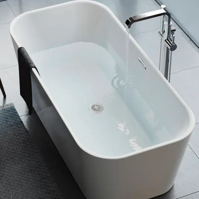 Alt view image 6 of 6 - PP826-64 Bathtub Dome Grid Strainer with Screw (1)