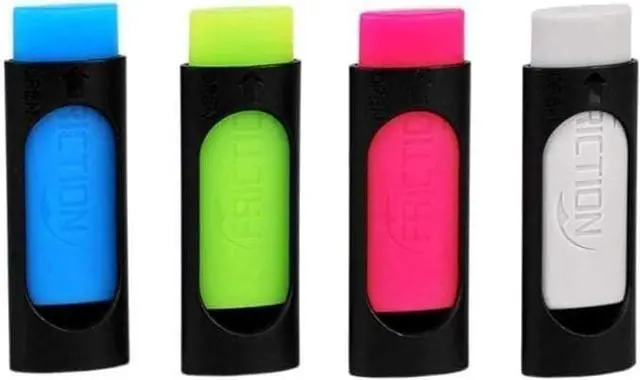 Main image of 4Pcs Colorful Ink Rubber for Erasable Pen Stationery Office School Supply Gift Random Dedicated Pen for Gel Color Pen Eraser for Ink,Ink Eraser