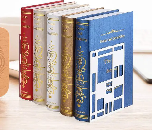 Alt view image 7 of 7 - Book Ends,Bookends,Book Ends for Shelves,Bookends for Heavy Books | Book Divider Decorative Holder,Metal Heavy Duty Bookend,Abstract Art Book Stopper Supports for Office,White 1 Pair