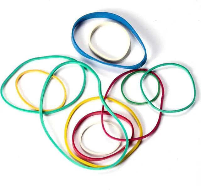 Alt view image 6 of 7 - Officemate Assorted Size and Color Rubber Bands, 4 oz (82025), 0.05 x 5.75 x 1.75 inches, Assorted