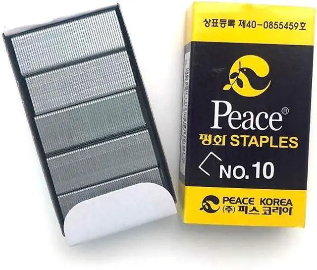 Alt view image 3 of 4 - Peace Mini Staples Office School Supplies 4,000pcs (4 Boxes)