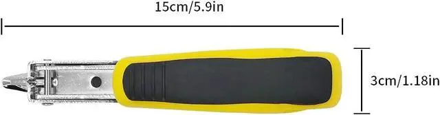 Alt view image 4 of 6 - Staple Remover, Staple Puller Tool, Upholstery and Construction Heavy Duty Staple Remover, Strength Staple Puller Removing All Kinds of Staples(Yellow)