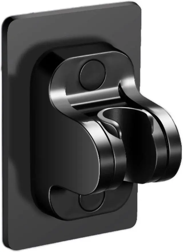 Main image of DALAN self-Adhesive Shower Head Bracket - 120-degree Adjustable Handheld Shower Bracket, no Drilling Required, Wall-Mounted, Waterproof (Matte Black)