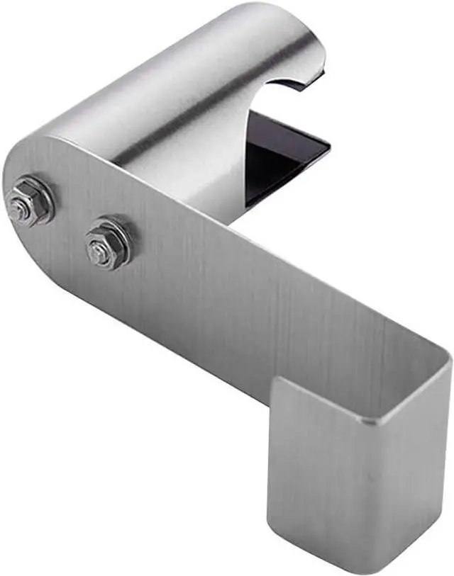 Alt view image 7 of 7 - Bidet Sprayer Holder,Stainless Steel Hanging Rack Punch-Free Toilet Bidets Holder,Replacement Hanger for Hand Shower Toilet Bidet Sprayer,Toilet Bathroom Attachment