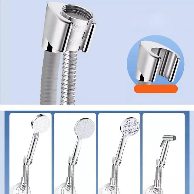 Alt view image 5 of 7 - Adjustable Shower Head Holder Suction Cup Handheld Shower Head Bracket Bidet Sprayer Holder for Toilet Handheld Showerhead High Pressure Hand Held Shower Heads Diaper Sprayer Head Showerheads