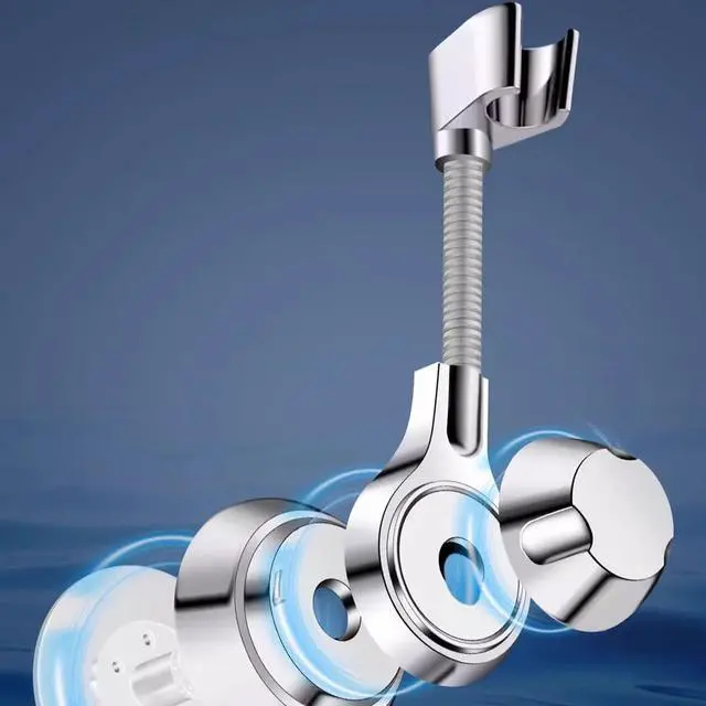 Alt view image 7 of 7 - Adjustable Shower Head Holder Suction Cup Handheld Shower Head Bracket Bidet Sprayer Holder for Toilet Handheld Showerhead High Pressure Hand Held Shower Heads Diaper Sprayer Head Showerheads