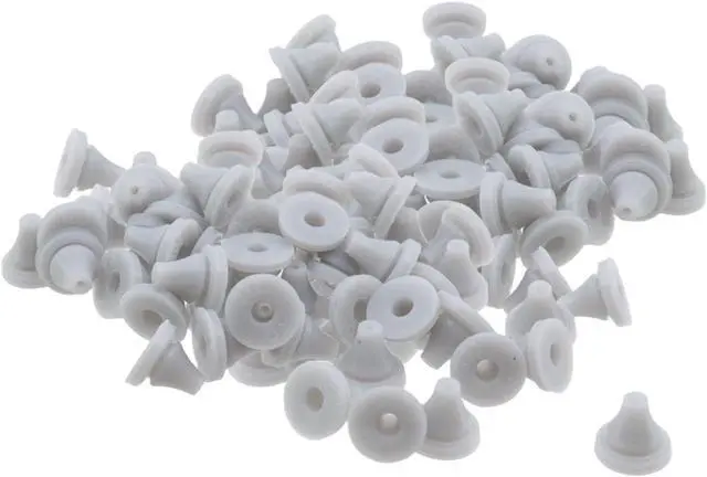 Main image of Shower Head Nozzles Replacement Parts,Universal Silicone Spray Hole Washer Round Tips Showerhead Combo Rainfall Shower Head Handheld Spray Combo,Pack of 100