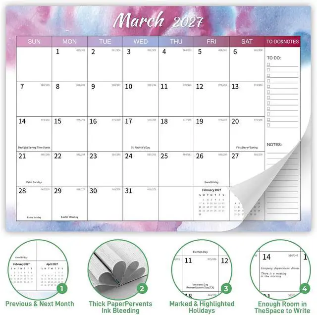 Alt view image 3 of 7 - 2026-2027 Magnetic Fridge Calendar, 15"x12", July 2026-Dec 2027