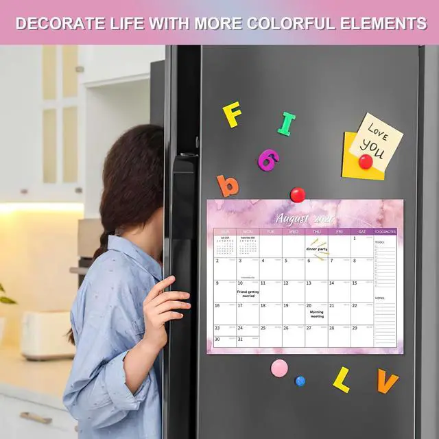 Alt view image 6 of 7 - 2026-2027 Magnetic Fridge Calendar, 15"x12", July 2026-Dec 2027