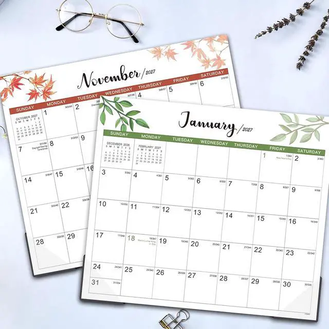 Alt view image 7 of 7 - 2027 Magnetic Calendar for Refrigerator - 2027 Magnetic Calendar | 11.2"x13'', JAN. 2027 - DEC. 2027, Fridge Calendars 12 Months, Tear-off Pad, Large Blocks, Perfect for Refrigerator