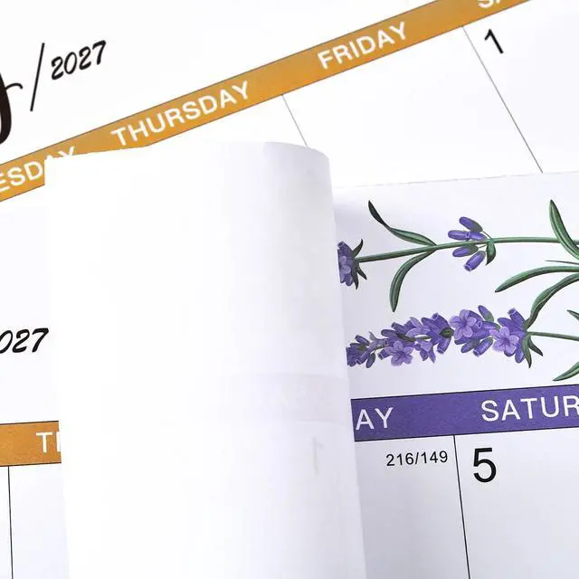 Alt view image 6 of 7 - 2027 Magnetic Calendar for Refrigerator - 2027 Magnetic Calendar | 11.2"x13'', JAN. 2027 - DEC. 2027, Fridge Calendars 12 Months, Tear-off Pad, Large Blocks, Perfect for Refrigerator