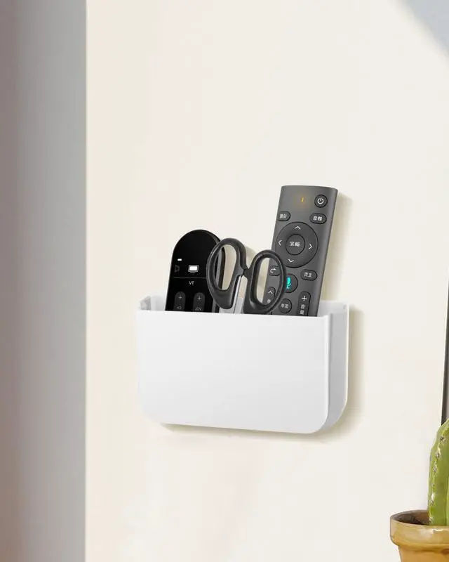 Alt view image 6 of 7 - 2 Pack Magnetic Foldable Remote Control Holder, Strong Magnet TV Remote Holder Wall Mount, Magnetic Dry Erase Marker Holder for Whiteboard, Refrigerator, Locker Accessories, Office & Desk Accessories