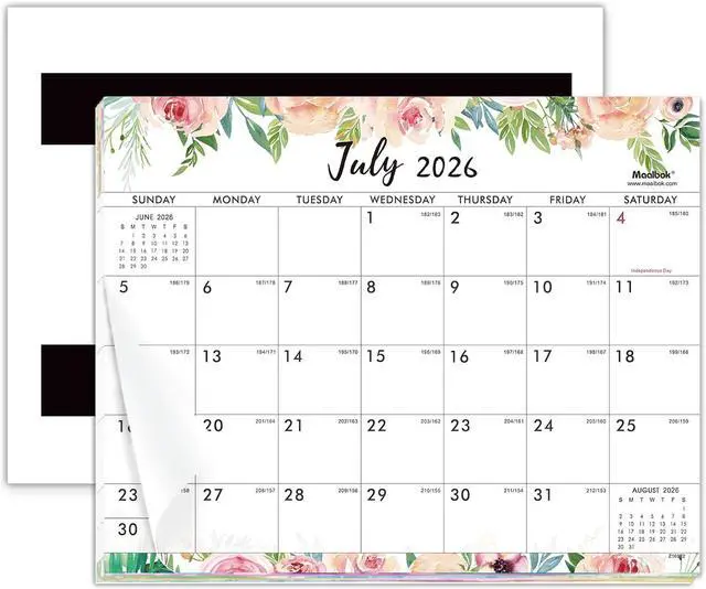 Main image of Magnetic Calendar 2026-2027 - Magnetic Calendar for Fridge 2026-2027 from Jul. 2026 - Dec. 2027, 8" × 10", Tear-off Pad, Blocks with Julian Dates, MagneticFridge Calendar for Life