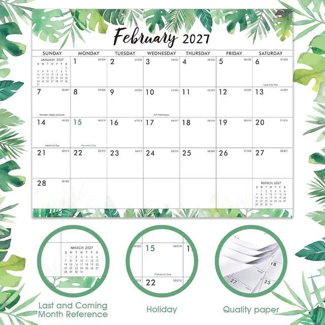 Alt view image 5 of 7 - Magnetic Calendar 2026-2027 - Magnetic Calendar for Fridge 2026-2027 from Jul. 2026 - Dec. 2027, 8" × 10", Tear-off Pad, Blocks with Julian Dates, MagneticFridge Calendar for Life