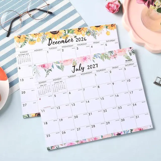 Alt view image 6 of 7 - Magnetic Calendar 2026-2027 - Magnetic Calendar for Fridge 2026-2027 from Jul. 2026 - Dec. 2027, 8" × 10", Tear-off Pad, Blocks with Julian Dates, MagneticFridge Calendar for Life