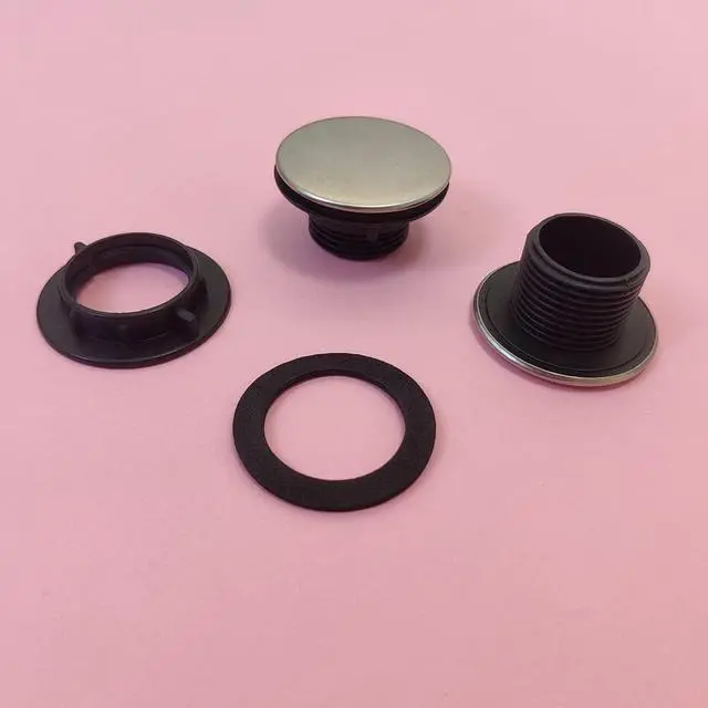 Alt view image 7 of 7 - 2 Pcs Stainless Steel Kitchen Sink Tap Hole Cover Kitchen Faucet Hole Cover Faucet Hole CoverSink Tap Hole CoverKitchen Faucet Hole Cover Stainless Steel (1.2 to 1.6 Inch in Diameter)