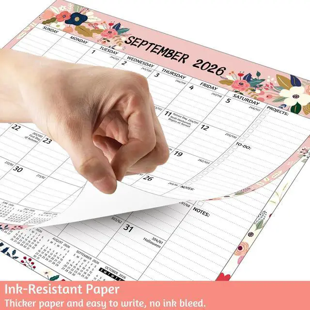 Alt view image 5 of 7 - 2026-2027 Magnetic Calendar for Refrigerator - May 2026 - Dec 2027, 20 Monthly Fridge Calendar 2026-2027, 13'' x 11.3'', with Ruled Blocks, To-Do Lists Notes, Strong Magnets, Great for Your Planning