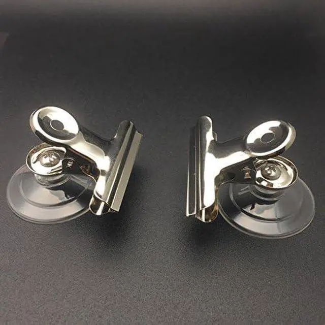 Alt view image 5 of 6 - Suction-Cup Clip, JZMYXA Plastic Round Suction Cup Clip Advertising Pop Display Holder Stand Clamp Set of 8