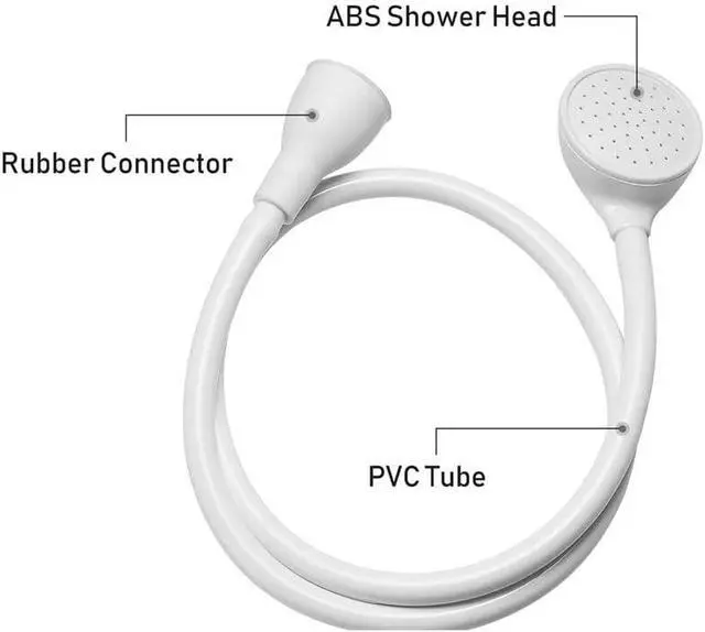Alt view image 3 of 7 - Sink Spray Hose,Portable Sink Hose Faucet Sprayer, Shampoo Sprayer Handheld Faucet Shower Head Spray for Bathing Baby,Pets,Washing Hair,Rinsing Vegetables