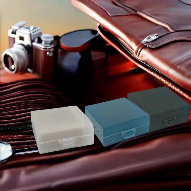 Alt view image 6 of 6 - Soap Container, Shower Square Bar Holder Fit Handmade Soap, Travel Soap Case (Matt Black)