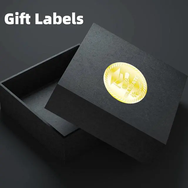 Alt view image 4 of 7 - 120pcs Graduation Stickers, Self-Adhesive Graduate Cap Stickers Gold Graduation Labels Envelope Seals for Grad Party Supplies Gift Decor