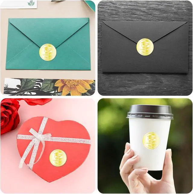 Alt view image 7 of 7 - 120pcs Graduation Stickers, Self-Adhesive Graduate Cap Stickers Gold Graduation Labels Envelope Seals for Grad Party Supplies Gift Decor