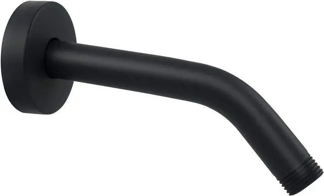 Main image of NearMoon Shower Arm with Flange, Made of 304 Stainless Steel Shower Extension Extender Pipe, Wall-Mounted for Fixed Bathroom Showerhead, Never Rust (6 Inch, Matte Black)