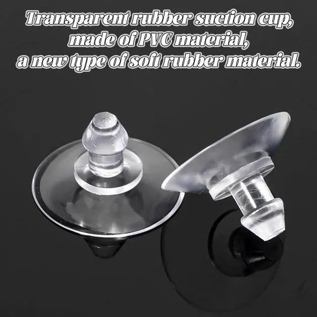 Alt view image 4 of 7 - 20Pcs 19mm Glass Table Suction Cups, Transparent Anti-Collision Suction Cups Without Hooks for Bathroom Wall Door Window