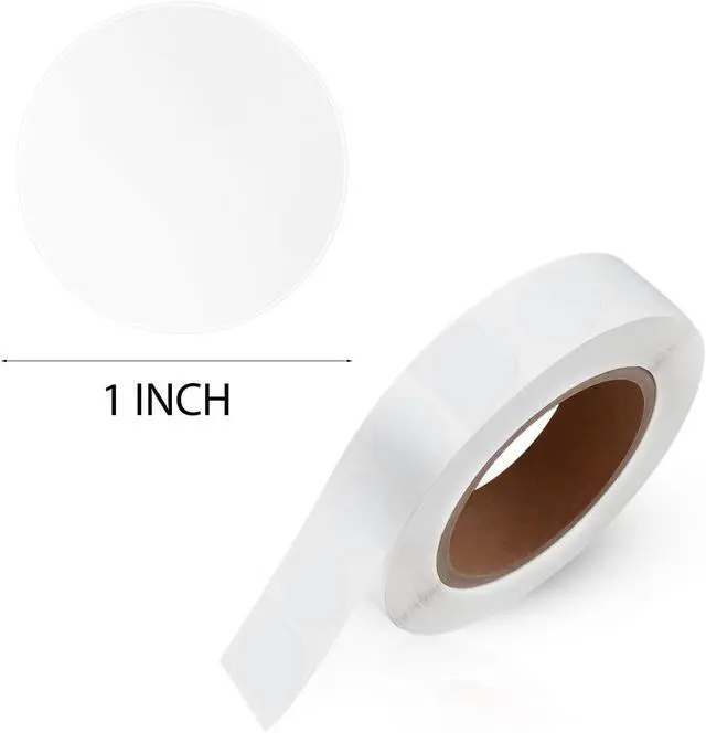 Alt view image 2 of 6 - Chinco 1800 Pieces Back to School Clear Circle Stickers, 1 Inch Transparent PVC Round Seal Labels, Multipurpose Sticker for Envelope, Mail, Gift Bag and Packaging PVC Material