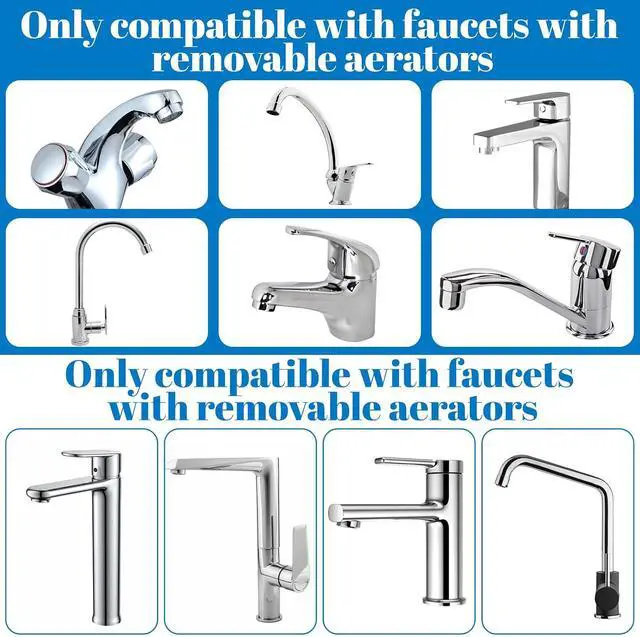 Alt view image 3 of 7 - 2 Pack Dishwasher Faucet Adapter Dishwasher Snap Adapter Connection Portable Washer Faucet Snap Adapter Connection Accessories Portable Dishwasher Washing Machine to Sink
