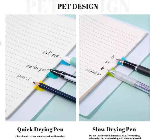 Alt view image 3 of 7 - Golcellia 6 Pcs Sticky Tabs - 600 Sheets 5 - Color Notebook Index Tabs - Sticky Flags, Page Tabs - Durable Divider & Binder Tabs for Books & Bibles