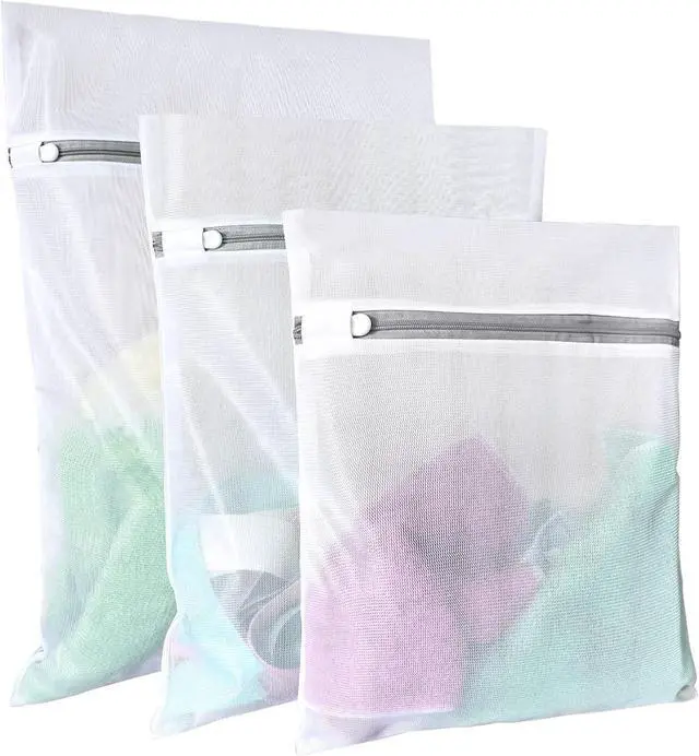 Main image of Lingerie Bags for Washing Delicates,Small Fine Mesh Laundry Bags,3Pcs(1 Large,1 Medium,1 Small)