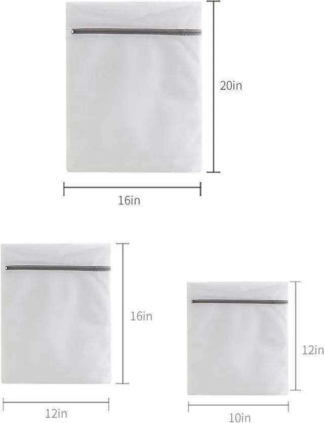 Alt view image 2 of 6 - Lingerie Bags for Washing Delicates,Small Fine Mesh Laundry Bags,3Pcs(1 Large,1 Medium,1 Small)