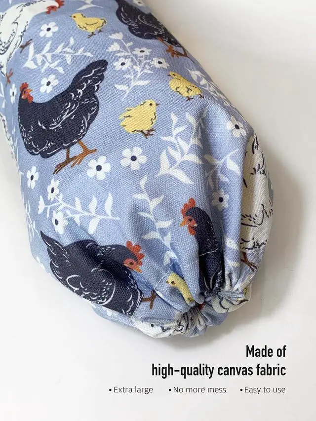 Alt view image 3 of 6 - Chicken Grocery Bag Holder,Animal Plastic Bag Organizer Storage,Chicken Theme Kitchen Decor 23"x9"