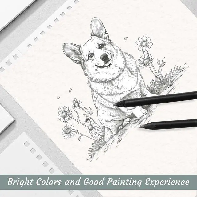 Alt view image 5 of 7 - 4 Pack Small Sketch Books, 5.5 × 8.5 in, Spiral Bound, 30 Sheets | 100gsm Acid-Free Paper, Hardcover Backing, Lays Flat, for Beginners, Artists & Back To School Gifts